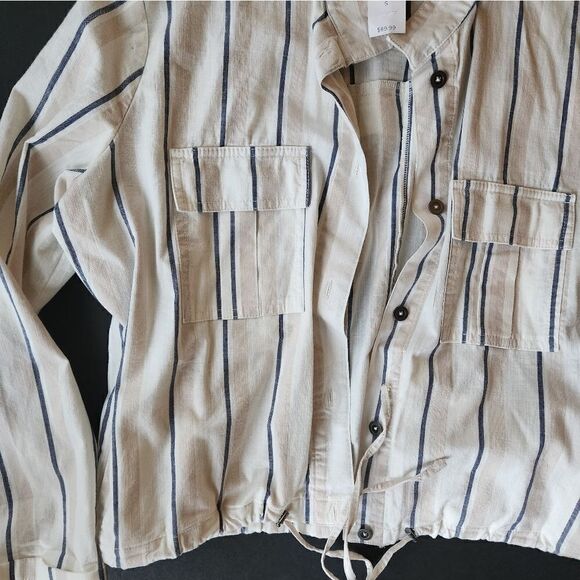 NWT Loft Striped Lightweight Jacket - Picture 5 of 9
